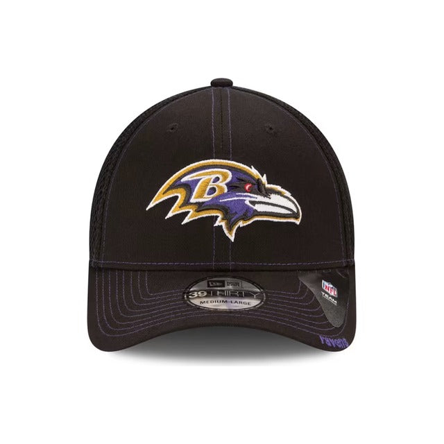 Baltimore Ravens Neo 39THIRTY Stretch Fit Hat - Black