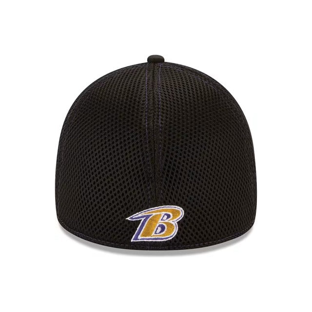 Baltimore Ravens Neo 39THIRTY Stretch Fit Hat - Black