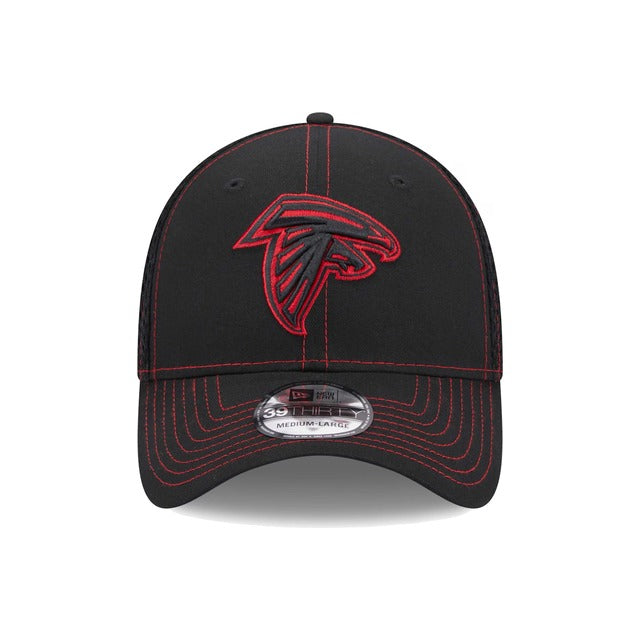 Atlanta Falcons Neo 39THIRTY Stretch Fit Hat - Black