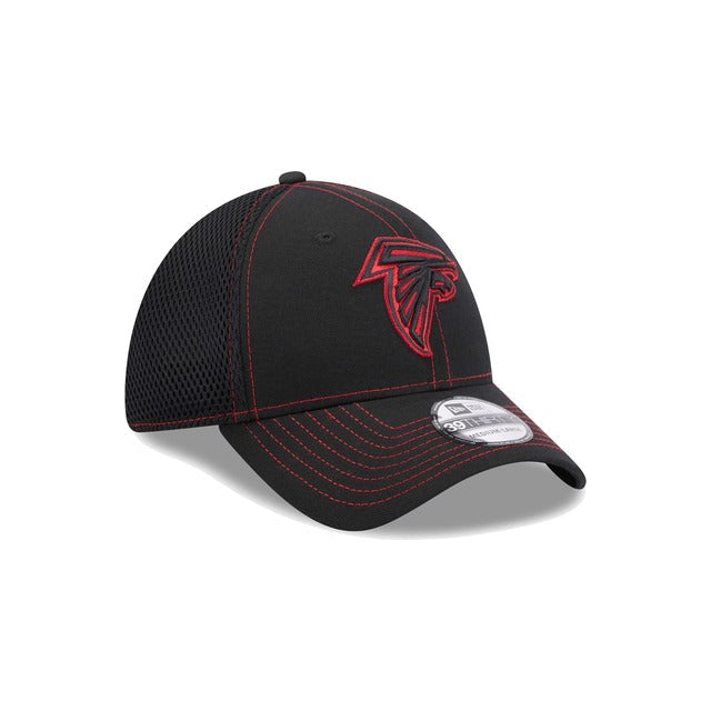 Atlanta Falcons Neo 39THIRTY Stretch Fit Hat - Black