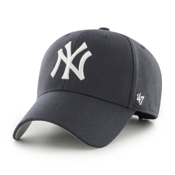 47 Brand New York Yankees MVP Adjustable Hat - Navy - Front
