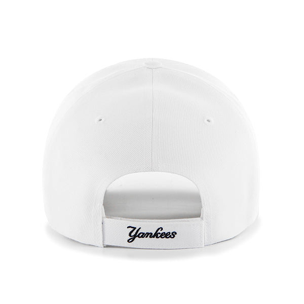 47 Brand New York Yankees MVP Adjustable Hat - White - Back
