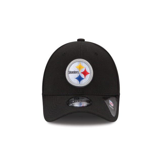 Pittsburgh Steelers Classic 39THIRTY Stretch Fit Hat - Black / Team Colors