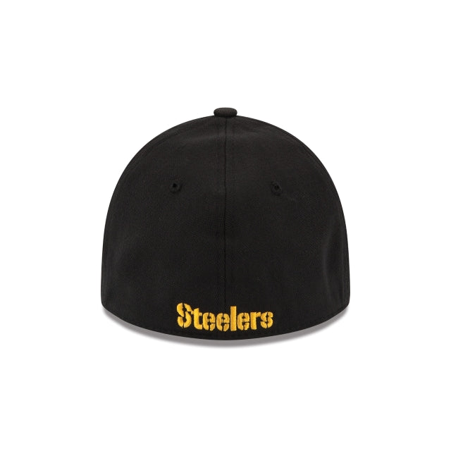 Pittsburgh Steelers Classic 39THIRTY Stretch Fit Hat - Black / Team Colors