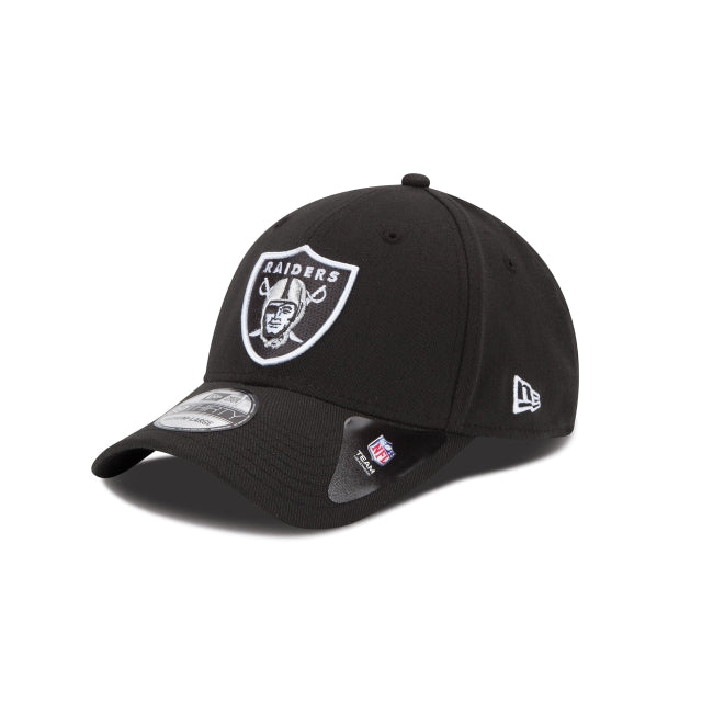Las Vegas Raiders Classic 39THIRTY Stretch Fit Hat - Black / Team Colors