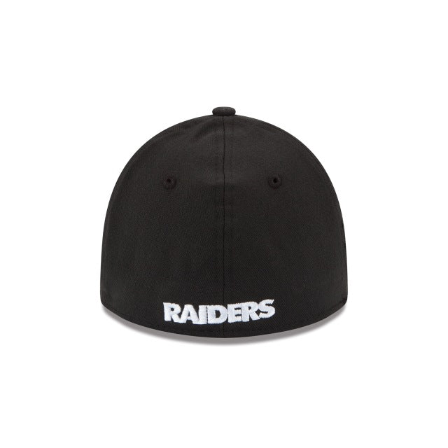 Las Vegas Raiders Classic 39THIRTY Stretch Fit Hat - Black / Team Colors