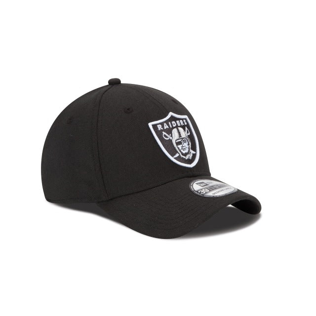 Las Vegas Raiders Classic 39THIRTY Stretch Fit Hat - Black / White