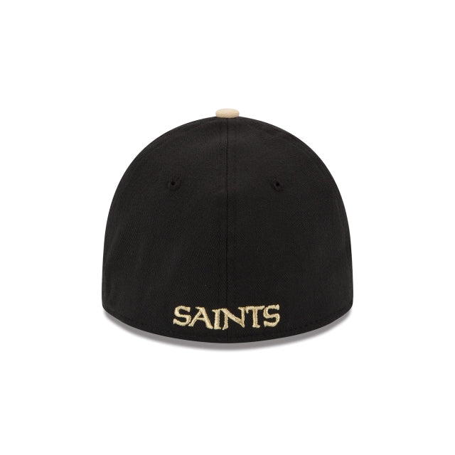 New Orleans Saints Classic 39THIRTY Stretch Fit Hat - Black / Team Colors
