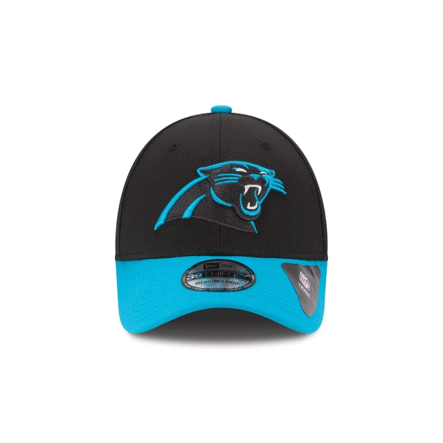Carolina Panthers Classic Two-Tone 39THIRTY Stretch Fit Hat - Black / Blue