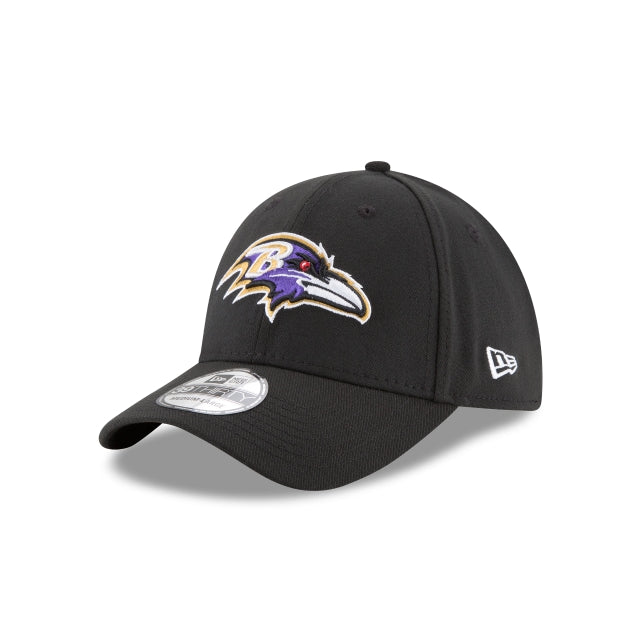 Baltimore Ravens Classic 39THIRTY Stretch Fit Hat - Black