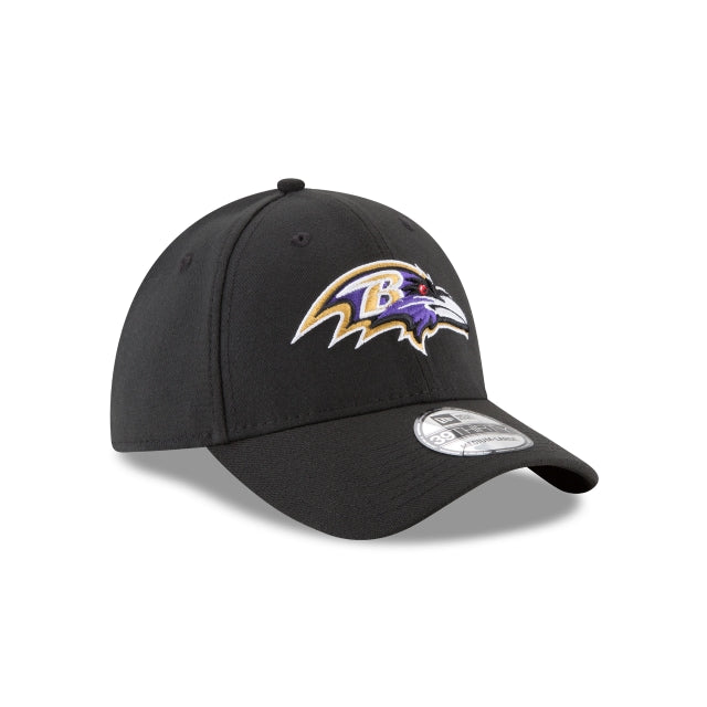 Baltimore Ravens Classic 39THIRTY Stretch Fit Hat - Black / Team Colors
