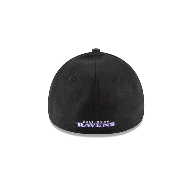 Baltimore Ravens Classic 39THIRTY Stretch Fit Hat - Black / Team Colors
