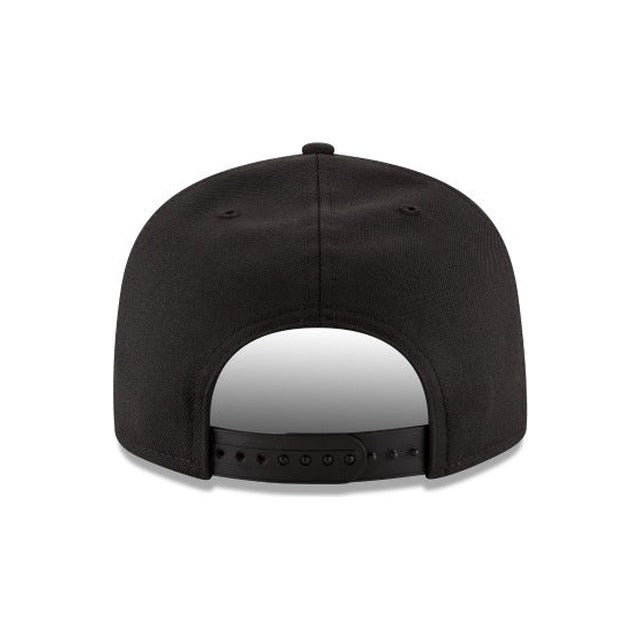 New Era Pittsburgh Steelers Black on Black 9FIFTY Snapback Hat - Black