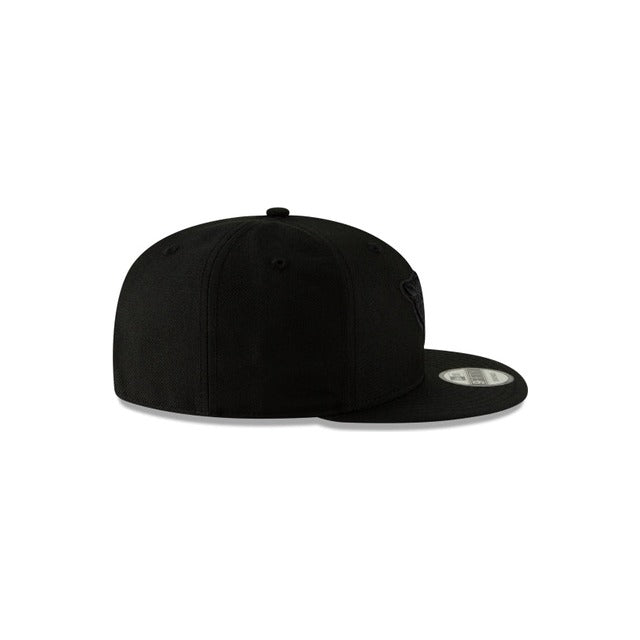 New Era Jacksonville Jaguars Black on Black 9FIFTY Snapback Hat - Black