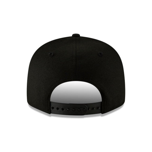 New Era Jacksonville Jaguars Black on Black 9FIFTY Snapback Hat - Black