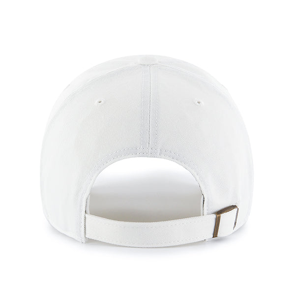 47 Brand Atlanta Braves Clean Up Adjustable Hat - White - Back