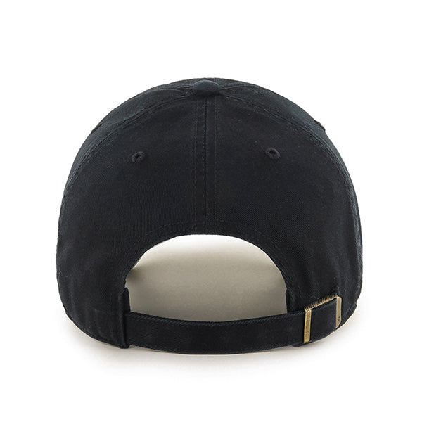 47 Brand Boston Red Sox Clean Up Adjustable Hat - Black/Black - Back