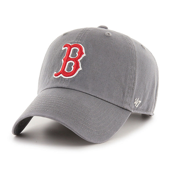 47 Brand Boston Red Sox Clean Up Adjustable Hat - Dark Gray - Front
