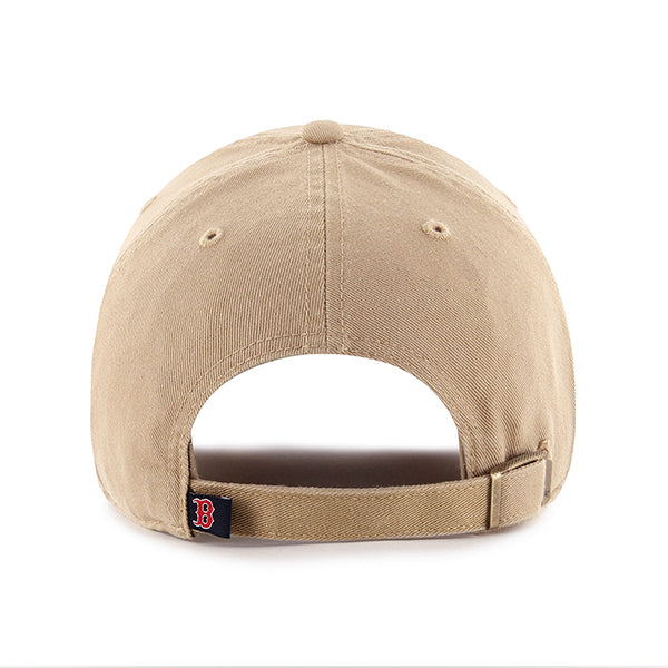 47 Brand Boston Red Sox Clean Up Adjustable Hat - Khaki - Back