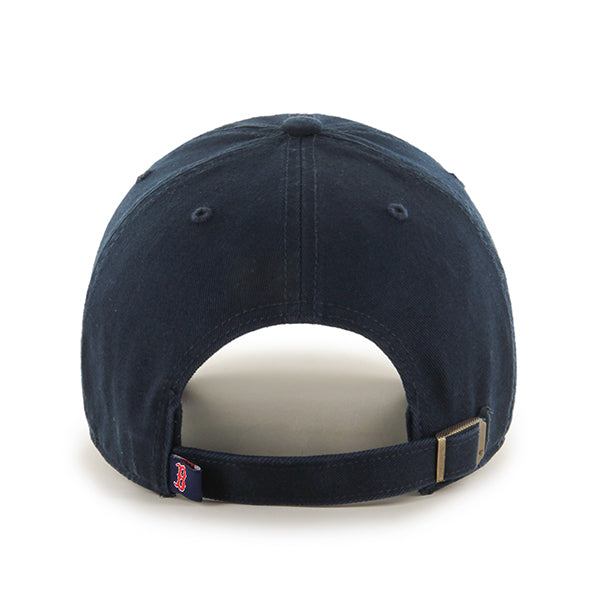 47 Brand Boston Red Sox Clean Up Adjustable Hat - Navy Sock - Back