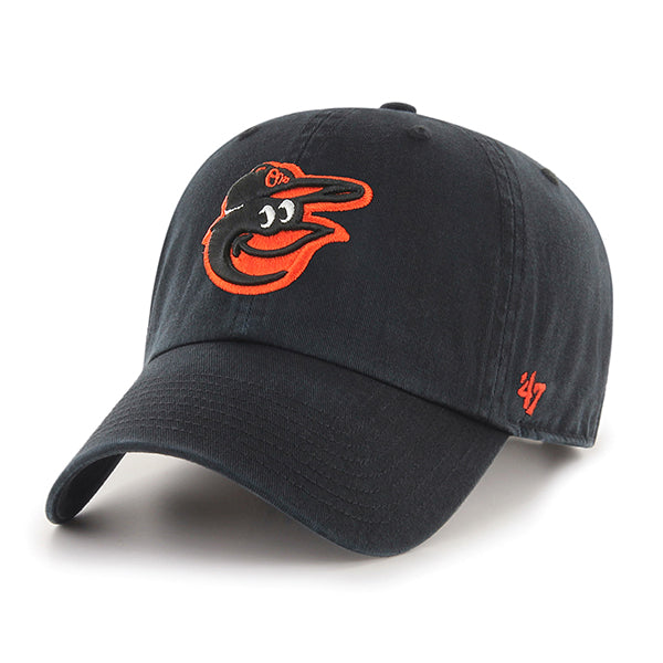 47 Brand Baltimore Orioles Clean Up Adjustable Hat - Black - Front