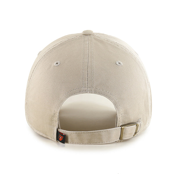 47 Brand Baltimore Orioles Clean Up Adjustable Hat - Khaki - Back