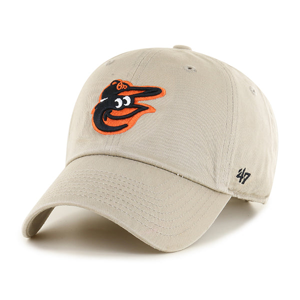 47 Brand Baltimore Orioles Clean Up Adjustable Hat - Khaki - Front