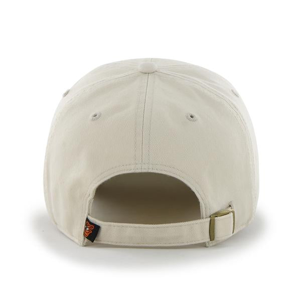 47 Brand Baltimore Orioles Clean Up Adjustable Hat - Natural - Back