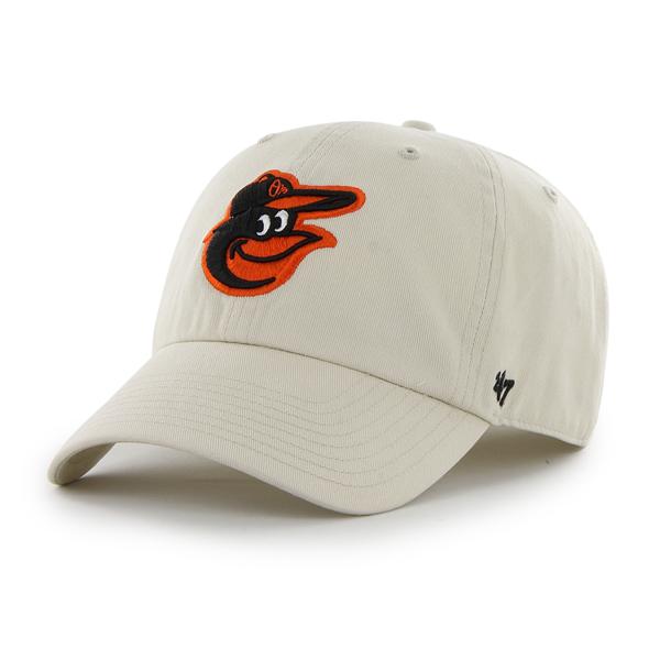 47 Brand Baltimore Orioles Clean Up Adjustable Hat - Natural - Front