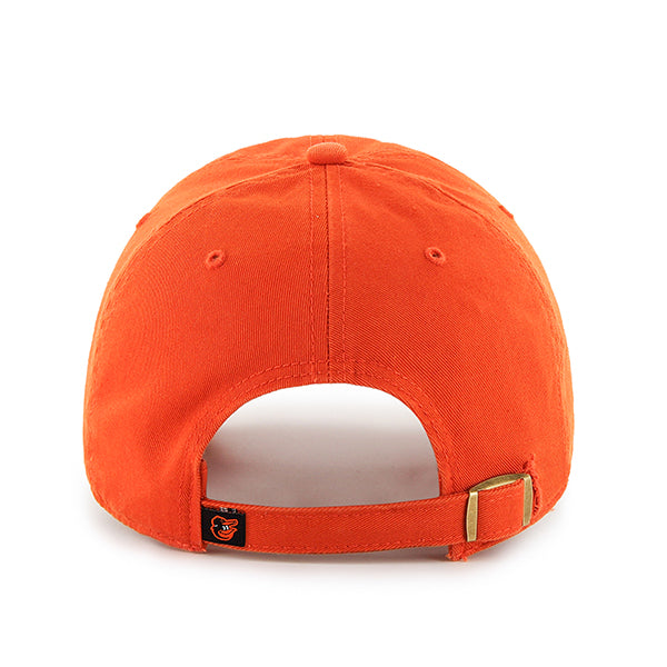 47 Brand Baltimore Orioles Clean Up Adjustable Hat - Orange - Back