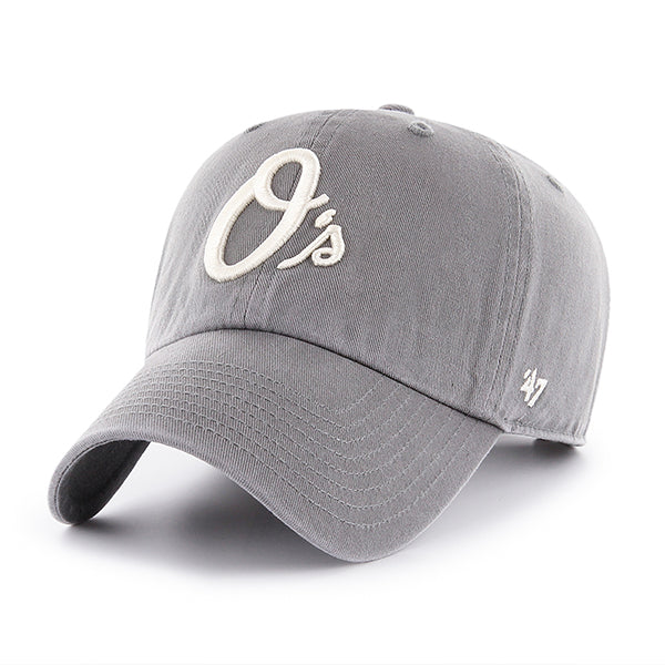 47 Brand Baltimore Orioles Clean Up Adjustable Hat - Dark Grey - Front