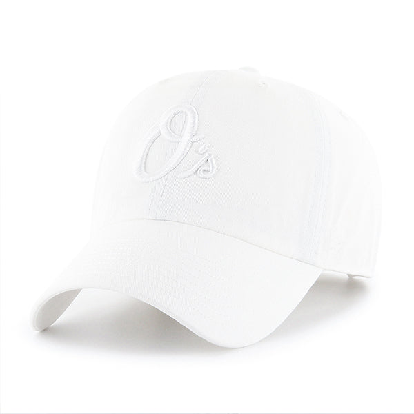 47 Brand Baltimore Orioles Clean Up Adjustable Hat - White - Front