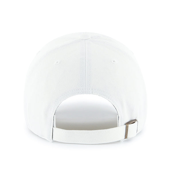 47 Brand Los Angeles Angels Clean Up Adjustable Hat - White - Back