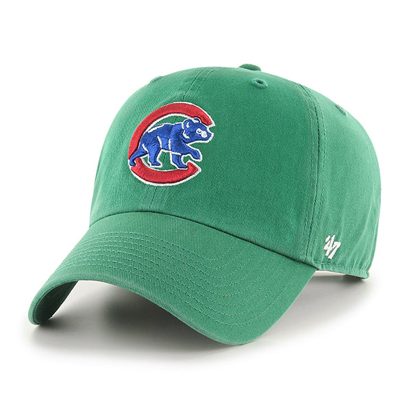 47 Brand Chicago Cubs Clean Up Adjustable Hat - Kelly Green - Front