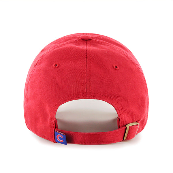 47 Brand Chicago Cubs Clean Up Adjustable Hat - Red - Back