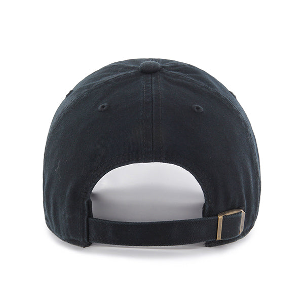 47 Brand Chicago Cubs Clean Up Adjustable Hat - Black/Black - Back