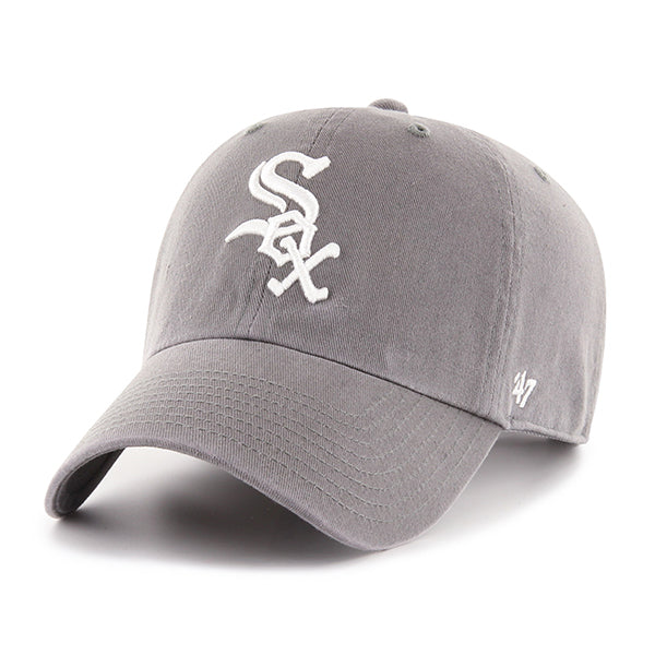 47 Brand Chicago White Sox Clean Up Adjustable Hat - Dark Gray - Front