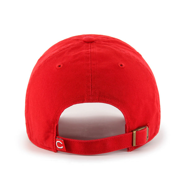 47 Brand Cincinnati Reds Clean Up Adjustable Hat - Red - Back