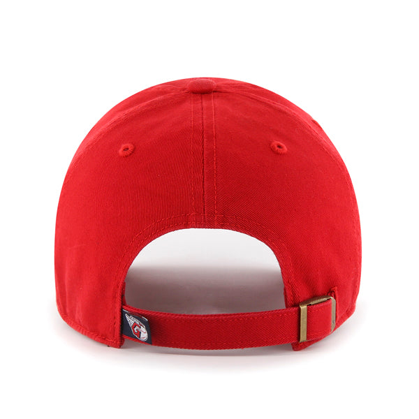 47 Brand Cleveland Guardians Clean Up Adjustable Hat - Red - Back