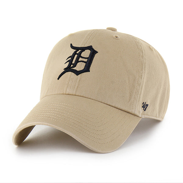 47 Brand Detroit Tigers Clean Up Adjustable Hat - Khaki - Front