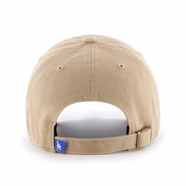 47 Brand Los Angeles Dodgers Clean Up Adjustable Hat - Khaki - Back