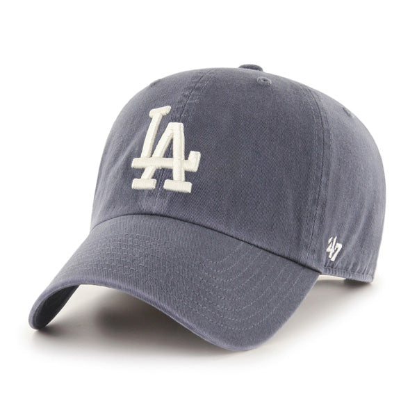 47 Brand Los Angeles Dodgers Clean Up Adjustable Hat - Vintage Navy - Front