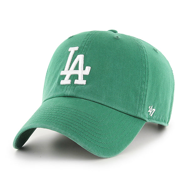47 Brand Los Angeles Dodgers Clean Up Adjustable Hat - Kelly - Front