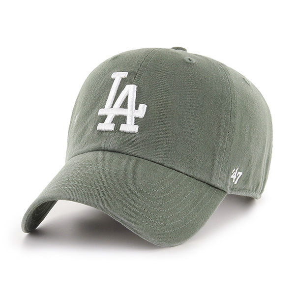 47 Brand Los Angeles Dodgers Clean Up Adjustable Hat - Moss - Front