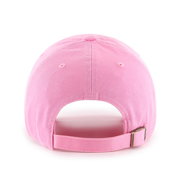 47 Brand Los Angeles Dodgers Clean Up Adjustable Hat - Rose - Back