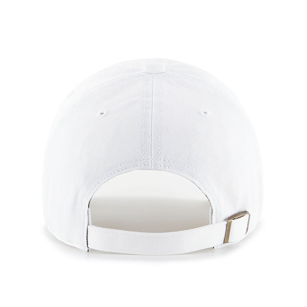 47 Brand Los Angeles Dodgers Clean Up Adjustable Hat - White - Back