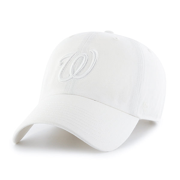 47 Brand Washington Nationals Clean Up Adjustable Hat - White - Front
