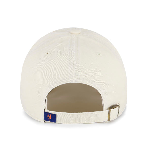 47 Brand New York Mets Clean Up Adjustable Hat - Natural - Back