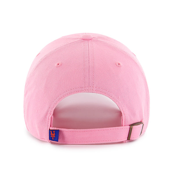 47 Brand New York Mets Clean Up Adjustable Hat - Rose - Back