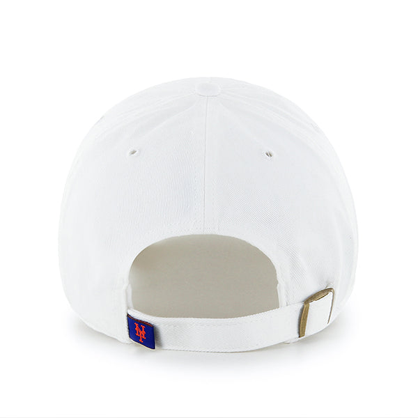 47 Brand New York Mets Clean Up Adjustable Hat - White - Back